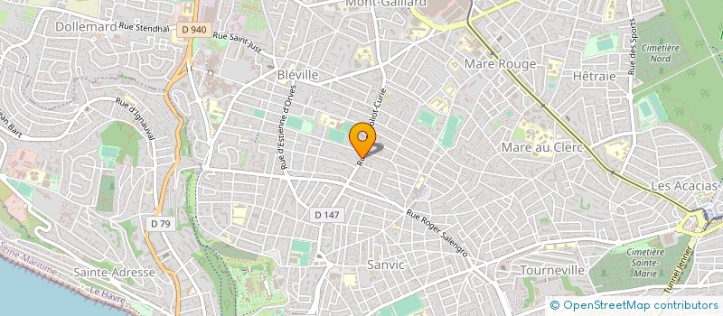 localisation de l'entreprise MONSIEUR MICKAEL GRATIGNY à LE HAVRE