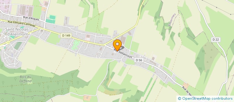 localisation de l'entreprise MONSIEUR MICKAEL GREBOVAL  SAINT-NICOLAS-D'ALIERMONT