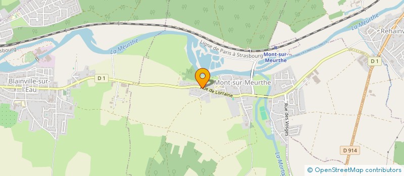localisation de l'entreprise MONSIEUR MICKAEL GREGOIRE à MONT-SUR-MEURTHE