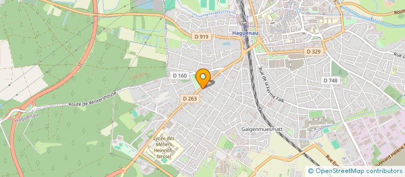 localisation de l'entreprise MONSIEUR MICKAEL GREWEY  HAGUENAU