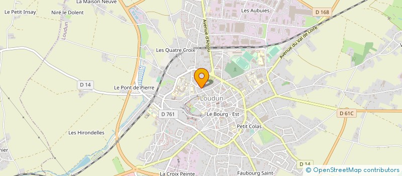 localisation de l'entreprise MONSIEUR MICKAEL GRIFFIER à LOUDUN