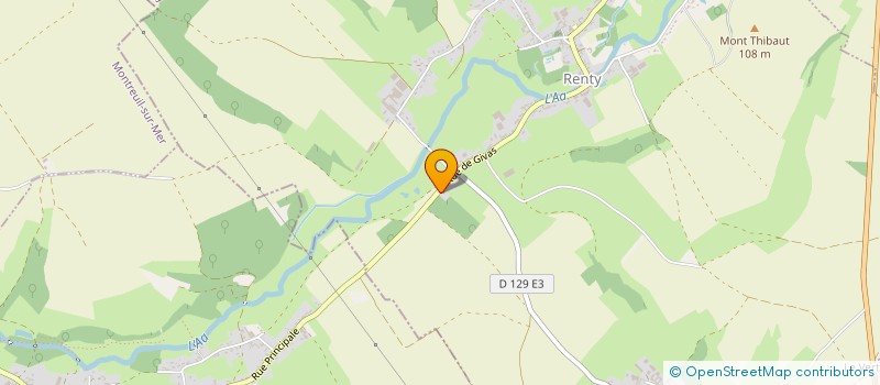 localisation de l'entreprise MONSIEUR MICKAEL GRIOCHE  RENTY