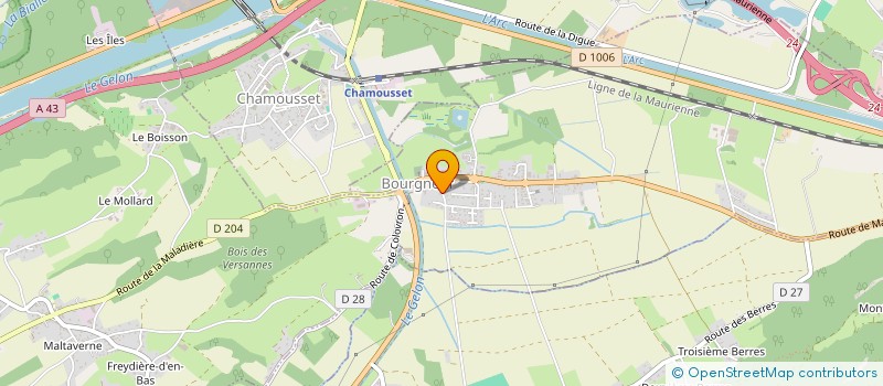 localisation de l'entreprise MONSIEUR MICKAEL GRISEY  CHAMOUX-SUR-GELON