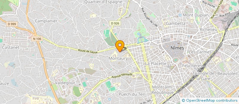 localisation de l'entreprise MONSIEUR MICKAEL GROS  NIMES