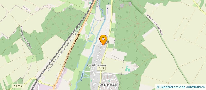 localisation de l'entreprise MONSIEUR MICKAEL GROSMAIRE  MORIGNY-CHAMPIGNY