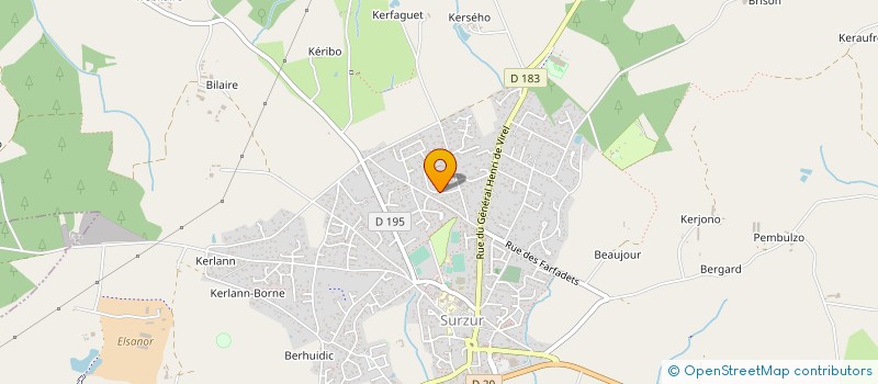 localisation de l'entreprise MONSIEUR MICKAEL GROUAZEL  SURZUR