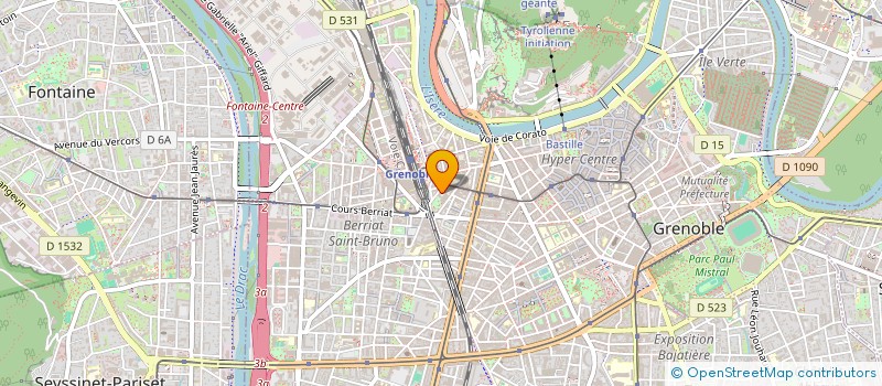 localisation de l'entreprise MONSIEUR MICKAEL GUAGENTI à GRENOBLE