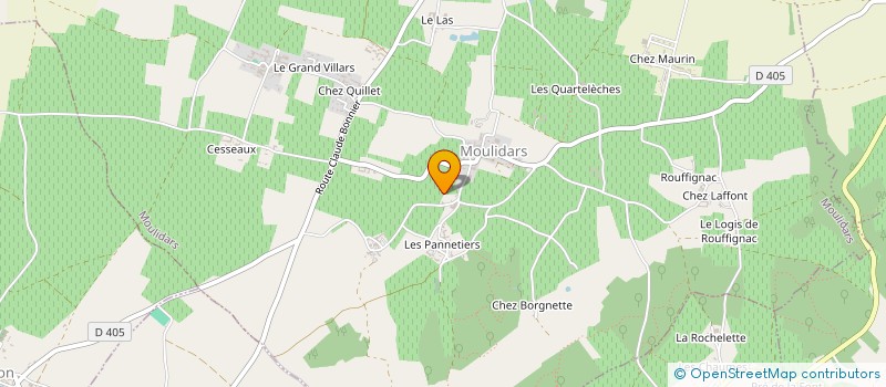localisation de l'entreprise MONSIEUR MICKAEL GUALBERT à MOULIDARS