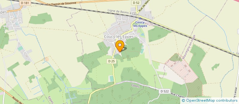 localisation de l'entreprise MONSIEUR MICKAEL GUBBIOTTI à COUCY-LES-EPPES