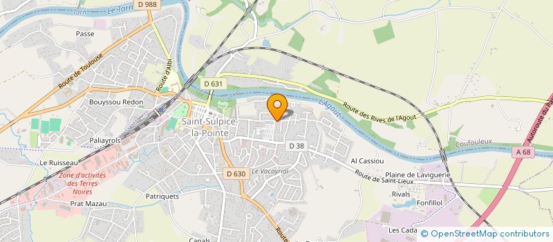 localisation de l'entreprise MONSIEUR MICKAEL GUERIC à SAINT-SULPICE-LA-POINTE