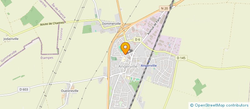 localisation de l'entreprise MONSIEUR MICKAEL GUERRA à ANGERVILLE