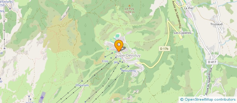 localisation de l'entreprise MONSIEUR MICKAEL GUERRA  DEVOLUY