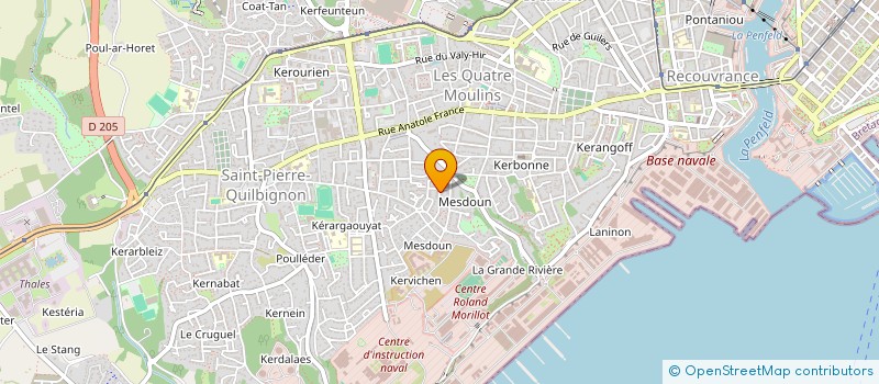 localisation de l'entreprise MONSIEUR MICKAEL GUIGNARD à BREST