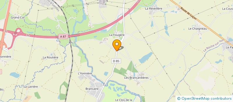 localisation de l'entreprise MONSIEUR MICKAEL GUILBAUD à ROCHE SUR YON (LA)