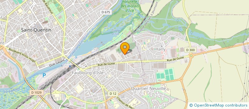 localisation de l'entreprise MONSIEUR MICKAEL GUILBERT à SAINT-QUENTIN