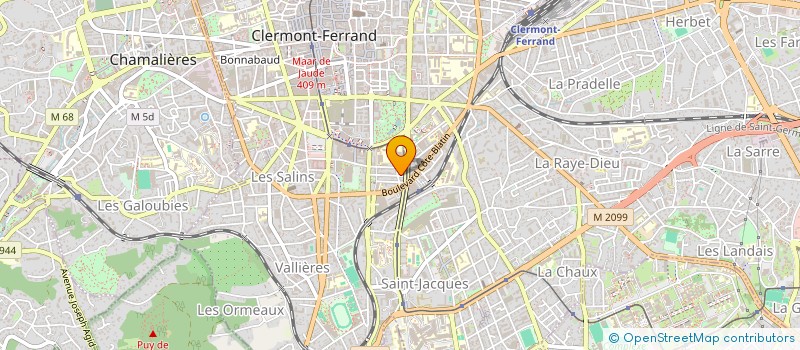 localisation de l'entreprise MONSIEUR MICKAEL GUILLEMIN  CLERMONT-FERRAND