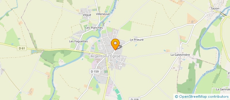 localisation de l'entreprise MONSIEUR MICKAEL GUILLON  LORETZ-D'ARGENTON