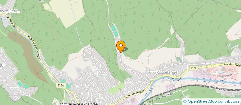 localisation de l'entreprise MONSIEUR MICKAEL GUMEZ  ROSSELANGE