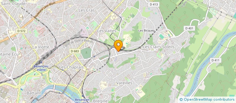 localisation de l'entreprise MONSIEUR MICKAEL HADJERAS à BESANCON