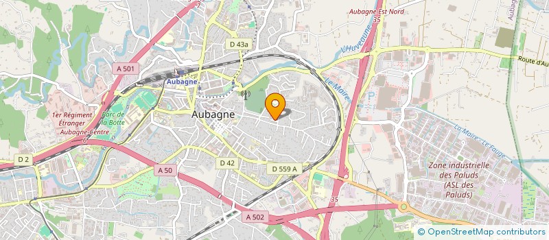 localisation de l'entreprise MONSIEUR MICKAEL HAMLAOUI  AUBAGNE