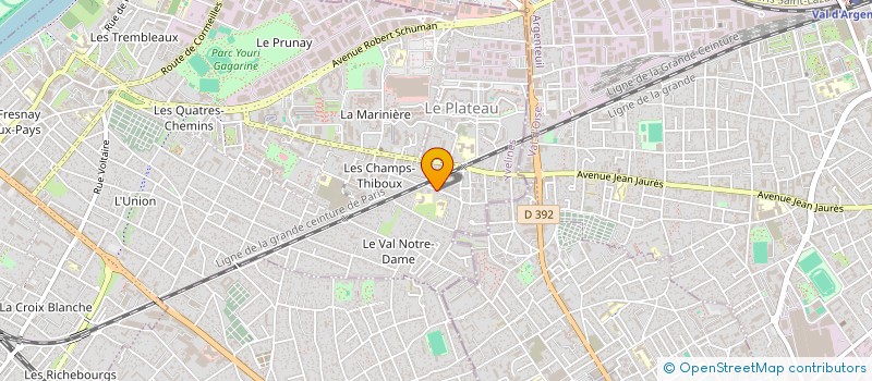 localisation de l'entreprise MONSIEUR MICKAEL HARAND  SARTROUVILLE