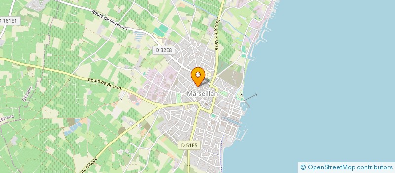 localisation de l'entreprise MONSIEUR MICKAEL HARAT  MARSEILLAN