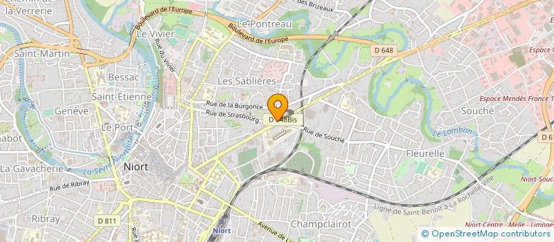 localisation de l'entreprise MONSIEUR MICKAEL HARDOUIN DUPARC à NIORT