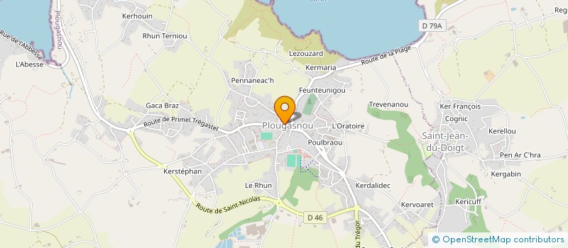 localisation de l'entreprise MONSIEUR MICKAEL HAUCHECORNE  PLOUGASNOU