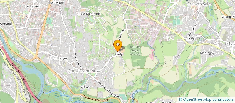 localisation de l'entreprise MONSIEUR MICKAEL HEBERT  VETRAZ-MONTHOUX