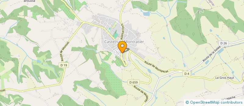 localisation de l'entreprise MONSIEUR MICKAEL HEJDAROV  CASTELNAU-MONTRATIER