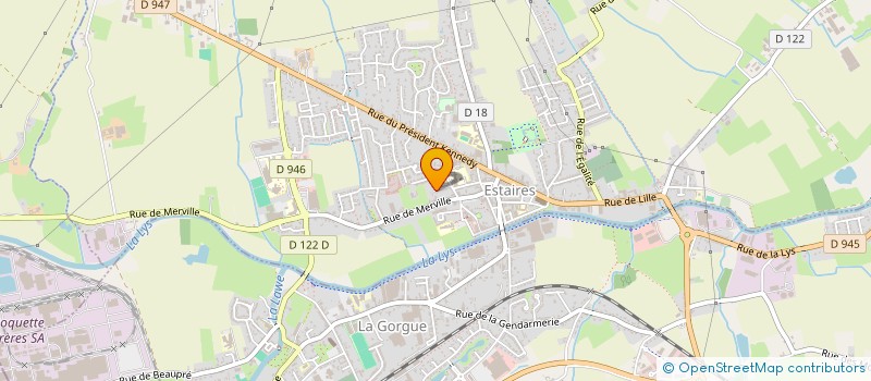 localisation de l'entreprise MONSIEUR MICKAEL HENNION  ESTAIRES