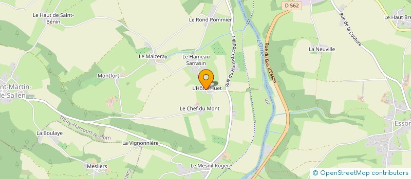 localisation de l'entreprise MONSIEUR MICKAEL HERAULT  THURY-HARCOURT-LE-HOM