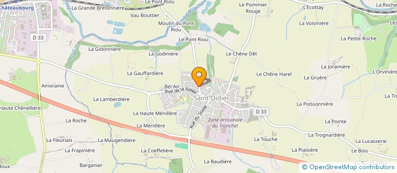 localisation de l'entreprise MONSIEUR MICKAEL HERISSON à SAINT-DIDIER