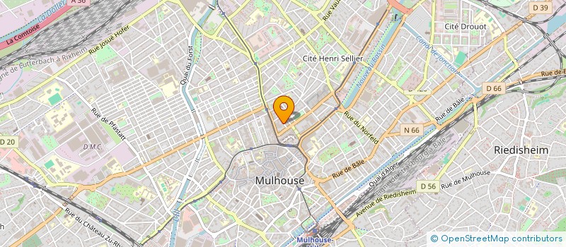 localisation de l'entreprise MONSIEUR MICKAEL HINCK  MULHOUSE