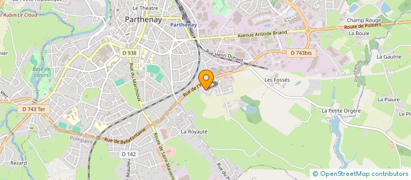 localisation de l'entreprise MONSIEUR MICKAEL HOF à PARTHENAY