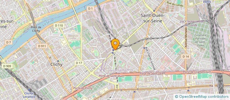 localisation de l'entreprise MONSIEUR MICKAEL HOFBAUER à SAINT-OUEN-SUR-SEINE