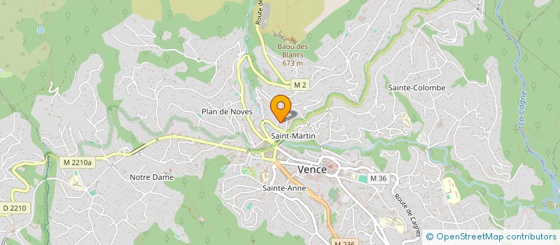 localisation de l'entreprise MONSIEUR MICKAEL HOJAN à VENCE