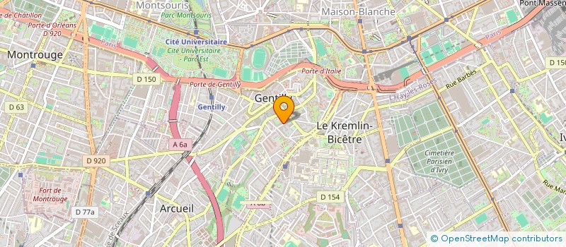 localisation de l'entreprise MONSIEUR MICKAEL HONTHAAS  GENTILLY