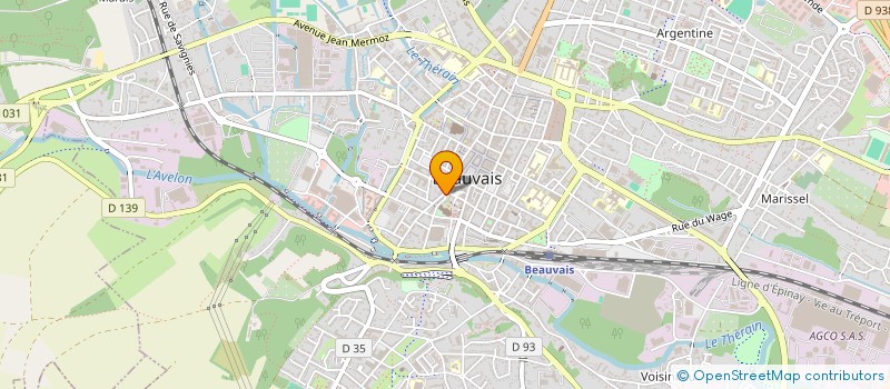 localisation de l'entreprise MONSIEUR MICKAEL HORN  BEAUVAIS