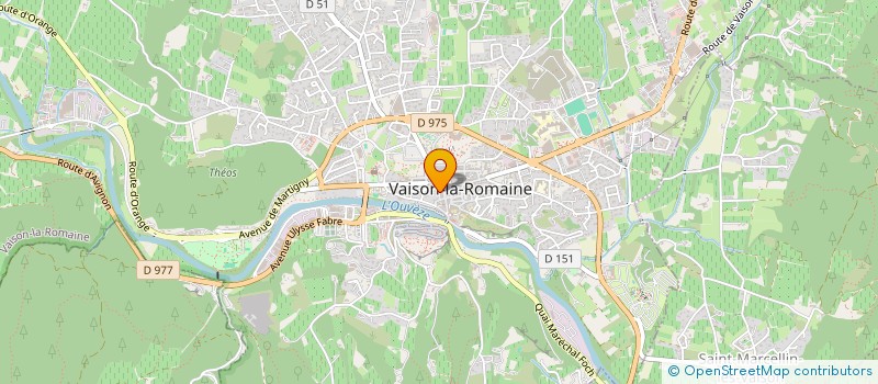 localisation de l'entreprise MONSIEUR MICKAEL HORN  VAISON-LA-ROMAINE