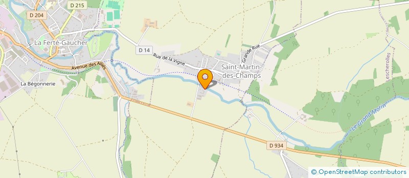 localisation de l'entreprise MONSIEUR MICKAEL HOSPITALIER  SAINT-MARTIN-DES-CHAMPS