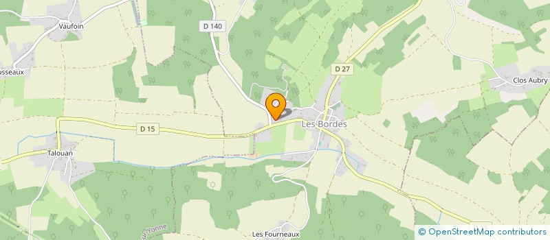 localisation de l'entreprise MONSIEUR MICKAEL HOURI  LES BORDES