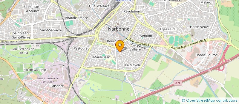 localisation de l'entreprise MONSIEUR MICKAEL HOUSSAYE  NARBONNE