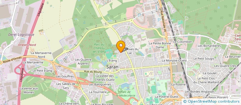 localisation de l'entreprise MONSIEUR MICKAEL HOUZIRANE à SARAN