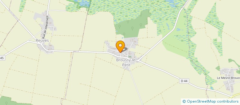 localisation de l'entreprise MONSIEUR MICKAEL HUBERT  BROUSSY-LE-PETIT