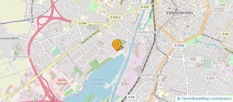 localisation de l'entreprise MONSIEUR MICKAEL HUBERT  SAINT-SAULVE