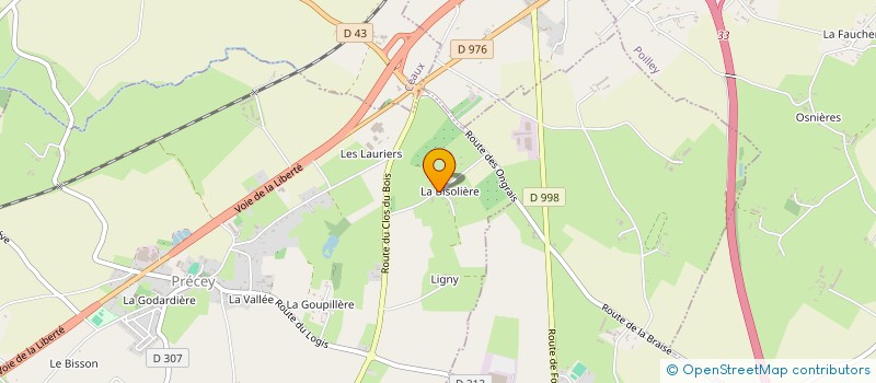 localisation de l'entreprise MONSIEUR MICKAEL HUBERT  PRECEY