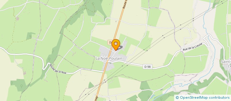 localisation de l'entreprise MONSIEUR MICKAEL HUE  LA NOE-POULAIN