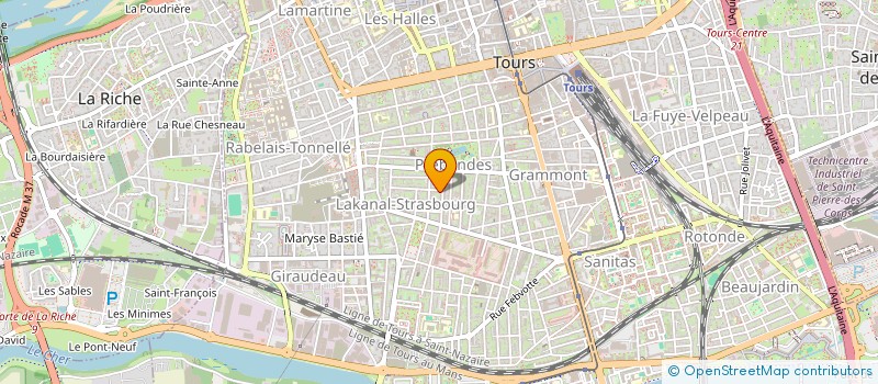 localisation de l'entreprise MONSIEUR MICKAEL HUVELIN  TOURS