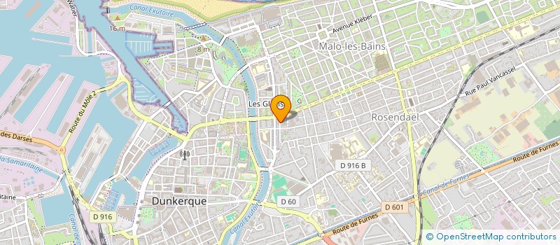 localisation de l'entreprise MONSIEUR MICKAEL HUYGHE à DUNKERQUE